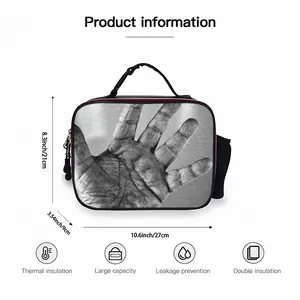 Life Line Portable Leather Lunch Bag