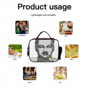 The Courage Of Mathialagan Portable Leather Lunch Bag