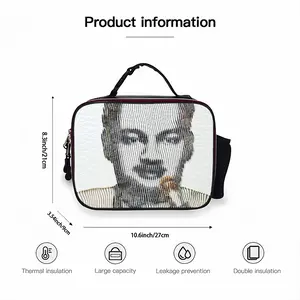 The Courage Of Mathialagan Portable Leather Lunch Bag