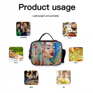 Dopamine Portable Leather Lunch Bag