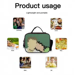 Couple Portable Leather Lunch Bag