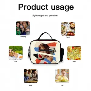 Victory Lap Portable Leather Lunch Bag