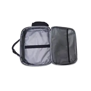 Je Ne Veux Pas Mourir Idiot Portable Leather Lunch Bag