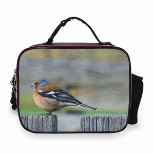 Bird Portable Leather Lunch Bag