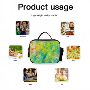 Playground Portable Leather Lunch Bag