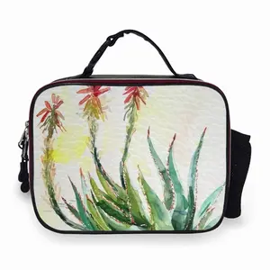 Aloe Portable Leather Lunch Bag