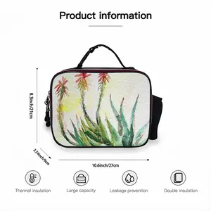 Aloe Portable Leather Lunch Bag