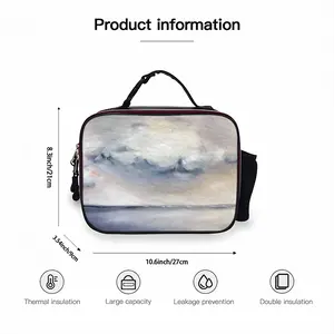 Matchstick Sky Portable Leather Lunch Bag