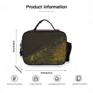 Sticky Notes Revolt Portable Leather Lunch Bag