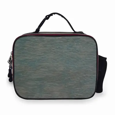 Faded Away Portable Leather Lunch Bag