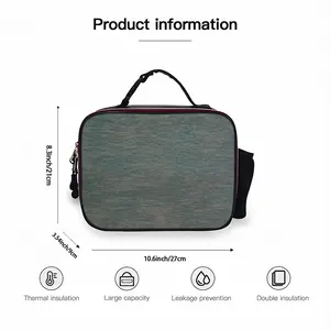 Faded Away Portable Leather Lunch Bag