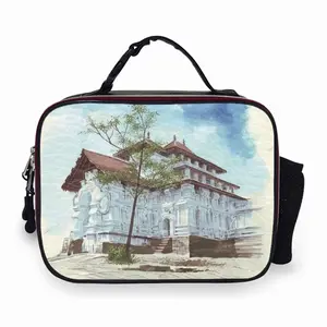 A Shrine To Worship Portable Leather Lunch Bag