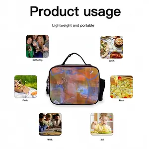 Recollections Portable Leather Lunch Bag