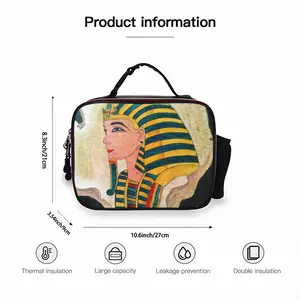 Pharoah Portable Leather Lunch Bag