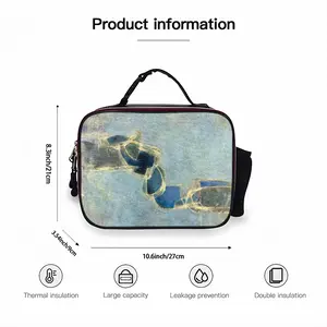 Dna Portable Leather Lunch Bag