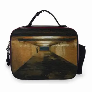 Accidental Witness Portable Leather Lunch Bag