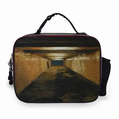 Accidental Witness Portable Leather Lunch Bag