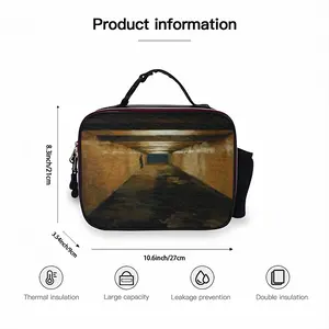 Accidental Witness Portable Leather Lunch Bag