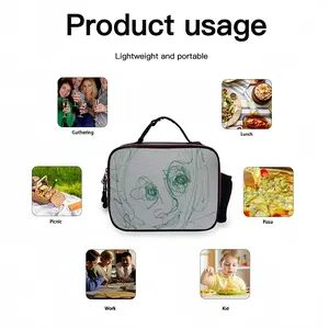 How Are You? Portable Leather Lunch Bag