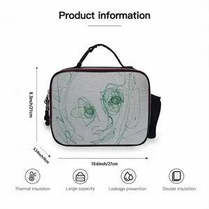 How Are You? Portable Leather Lunch Bag