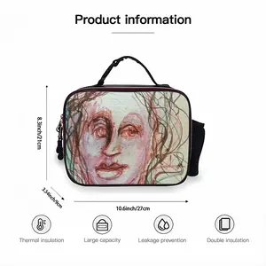 I Am Not Just A Paper Doll Portable Leather Lunch Bag