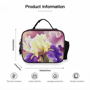 Iris Portable Leather Lunch Bag