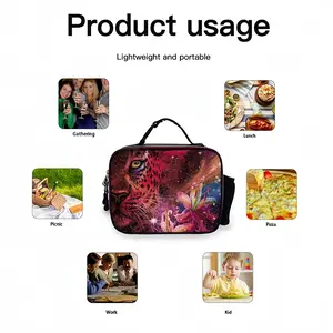 Nature Of The Universe Portable Leather Lunch Bag