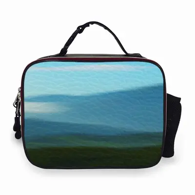 Landscape #008 Portable Leather Lunch Bag