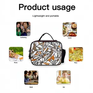 Sd Space S6621 Portable Leather Lunch Bag