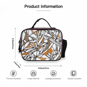 Sd Space S6621 Portable Leather Lunch Bag