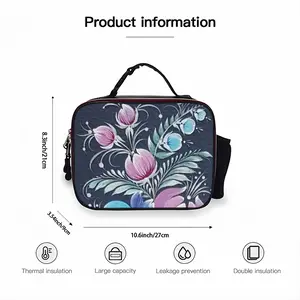 Night Pleasure Portable Leather Lunch Bag