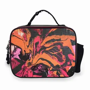 Tiger Tail Portable Leather Lunch Bag