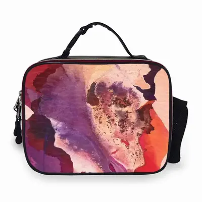 Sangria Portable Leather Lunch Bag