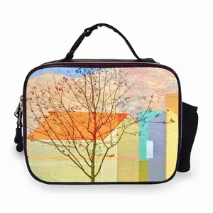 Tree I Portable Leather Lunch Bag