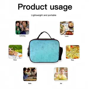 Upside Down Portable Leather Lunch Bag