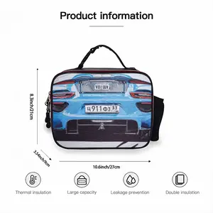 Porsche Spyder Portable Leather Lunch Bag