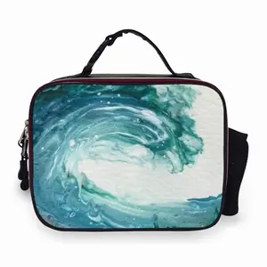 Wave Portable Leather Lunch Bag