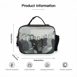 Waiting Room Portable Leather Lunch Bag