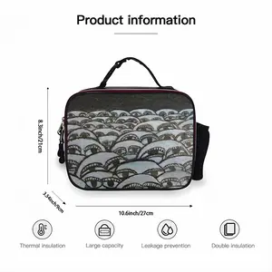 The Sea Portable Leather Lunch Bag