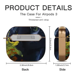 Abroad Airpods 3 Case (Hard Shell, Rose Gold)