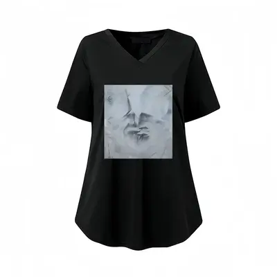 Women Silence Ii V-neck Short Sleeve T-Shirt (Long)