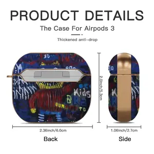 Brat Airpods 3 Case (Hard Shell, Rose Gold)