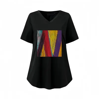 Women Prelude #13 V-neck Short Sleeve T-Shirt (Long)