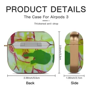 Untitled Series K Airpods 3 Case (Hard Shell, Rose Gold)