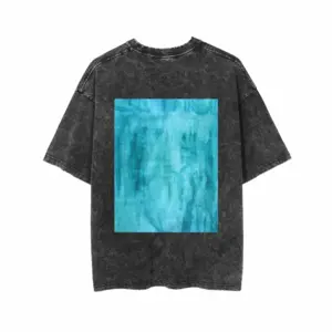 Men The Sea Short Sleeve T-Shirt (Denim Fabric)