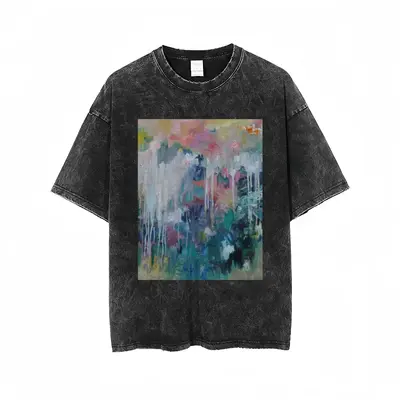 Men Dream On Short Sleeve T-Shirt (Denim Fabric)