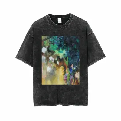 Men Shadow Short Sleeve T-Shirt (Denim Fabric)