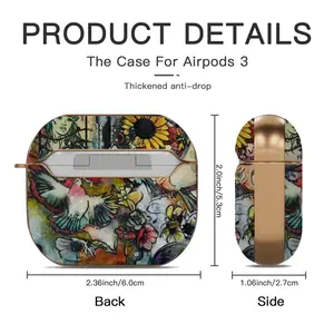 Postcard Airpods 3 Case (Hard Shell, Rose Gold)