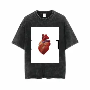 Men I Love You Short Sleeve T-Shirt (Denim Fabric)