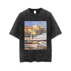 Men Sète The Navy Short Sleeve T-Shirt (Denim Fabric)